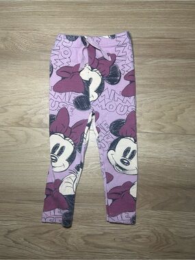 Disney Pink & Purple Minnie Mouse Leggings